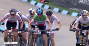 Evie Richards wins the last Short Track of the year with controversy