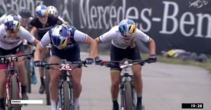 Evie Richards wins the last Short Track of the year with controversy