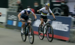 Evie Richards wins the last Short Track of the year with controversy