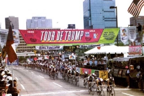 When Donald Trump got into cycling: "The Tour de Trump will soon be as important as the Tour de France"