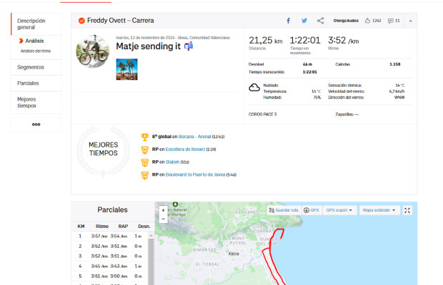 Van der Poel runs a half marathon at 3:52 min/km: "Tomorrow I will probably regret this"