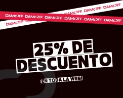 DAMOFF puts all its website in Black Friday mode until the end of the month