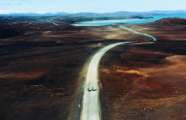De l'Arctique à l'Atlantique en traversant l'Islande en gravel