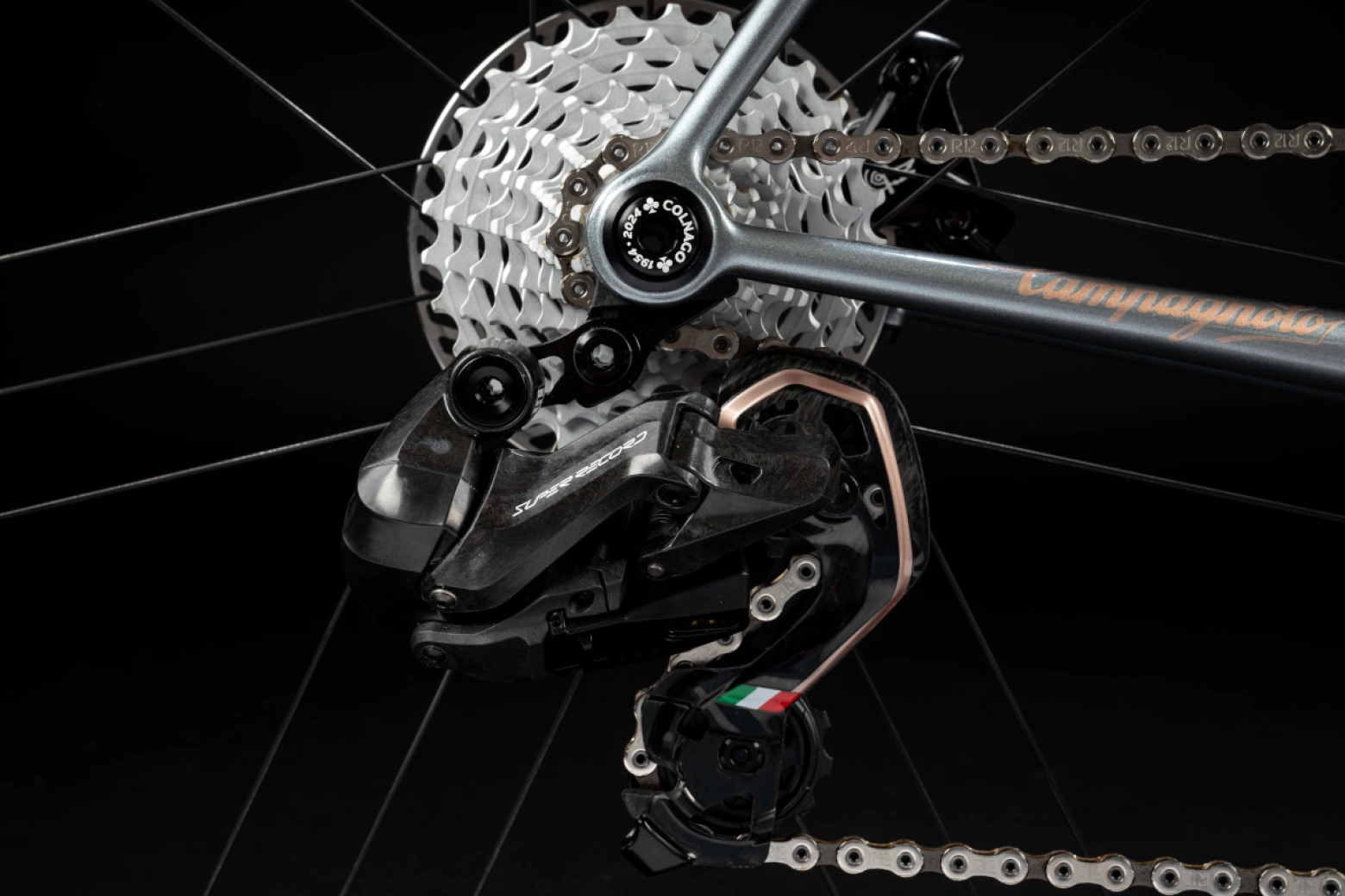 This exclusive Colnago Steelnovo, made of steel, costs 17,500€ and commemorates the manufacturer's 70 years