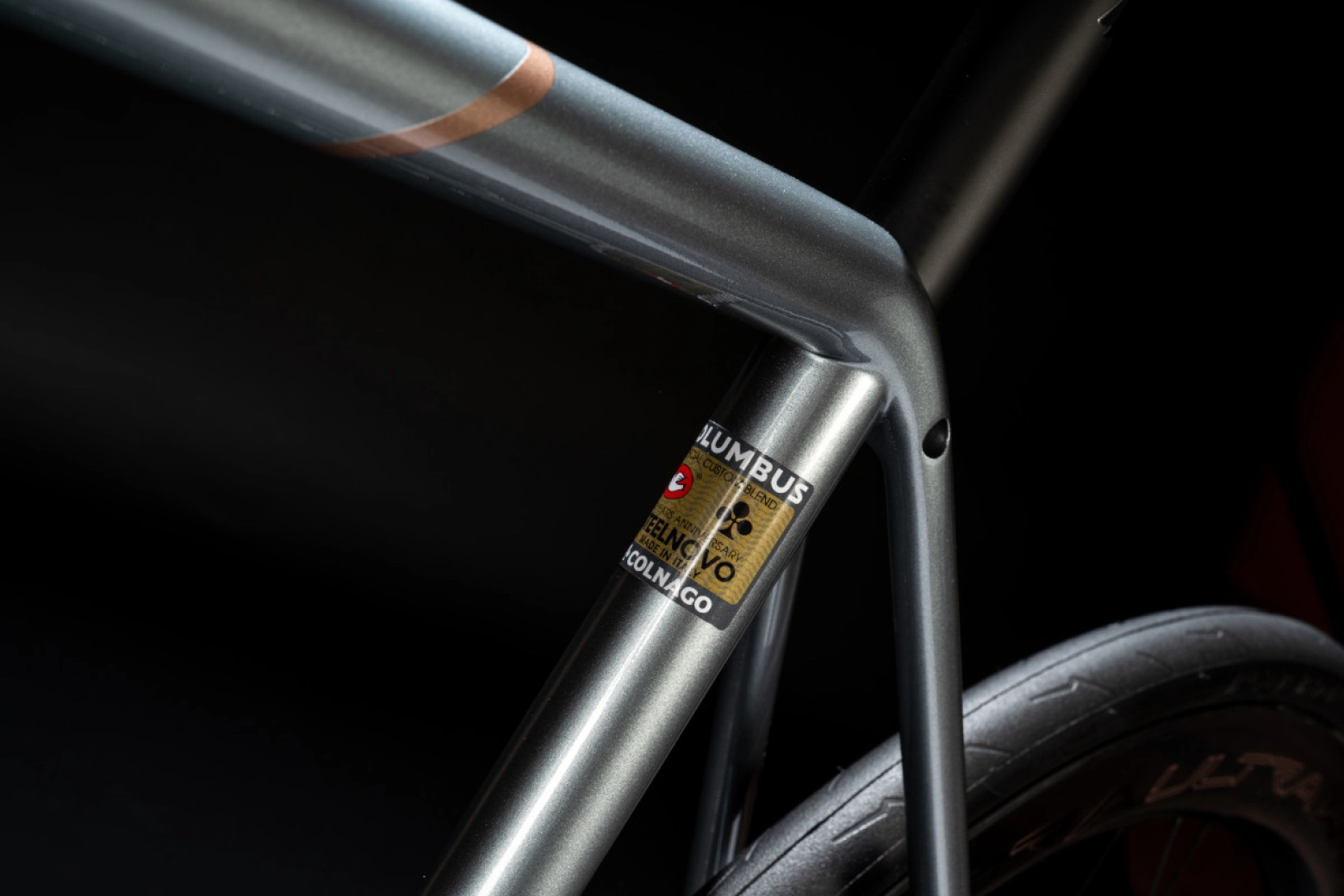 This exclusive Colnago Steelnovo, made of steel, costs 17,500€ and commemorates the manufacturer's 70 years