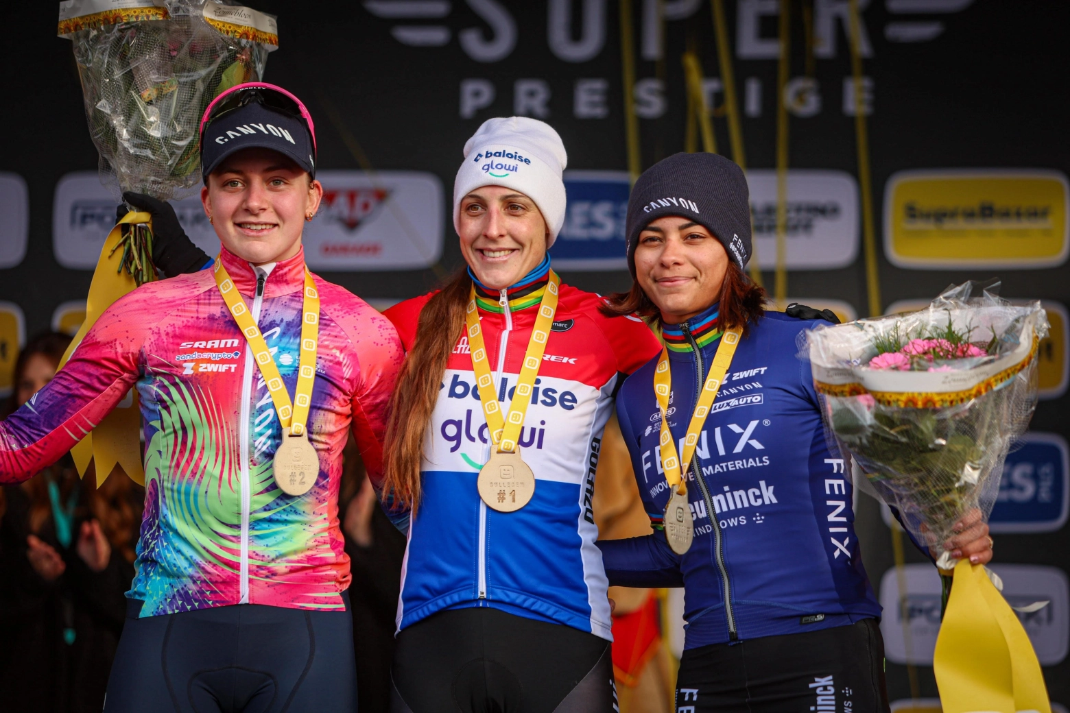 Wout van Aert takes his first victory of the season in Gullegem