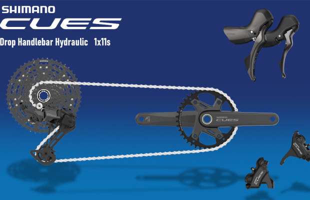Os novos grupos Shimano CUES chegam às estradas, gravel