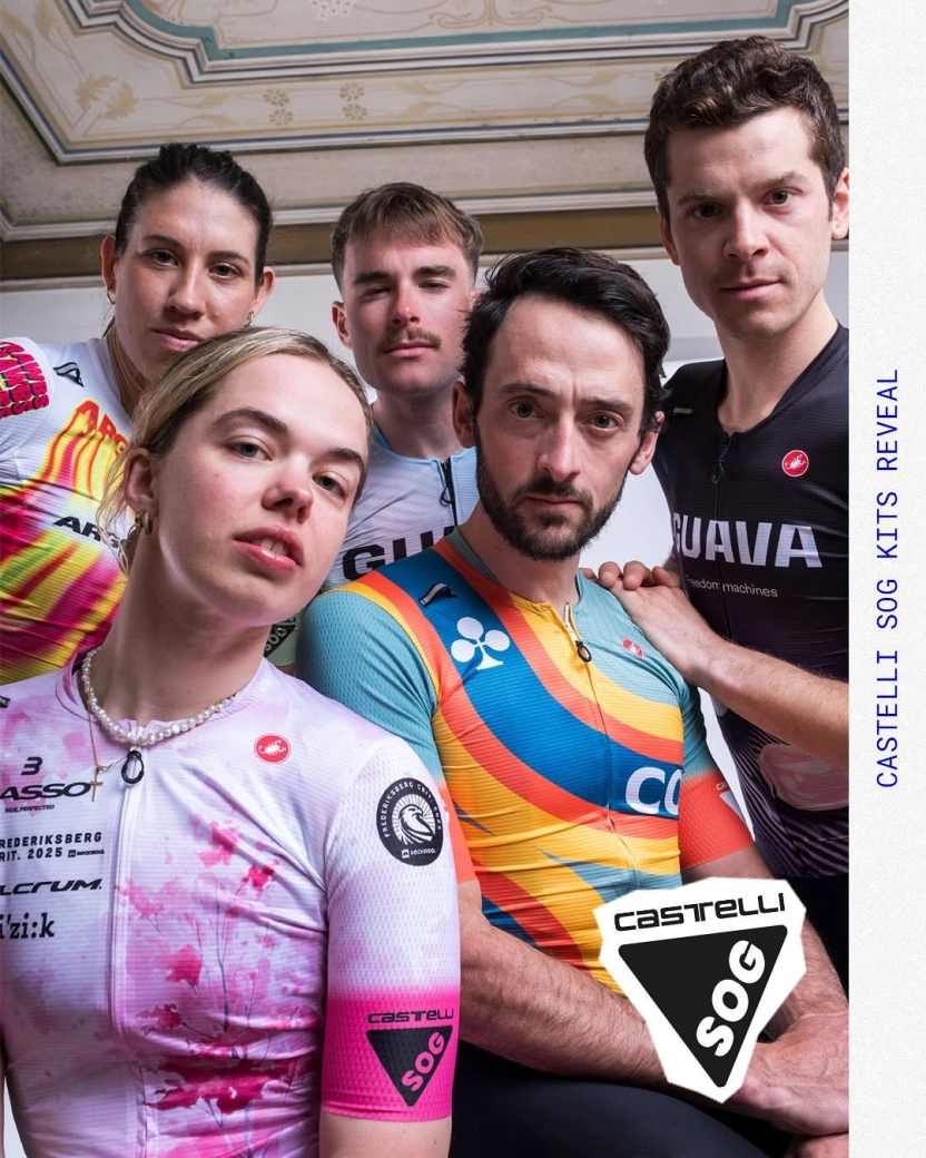 Castelli launches its "non-team" of Gravel composed of renowned independent cyclists