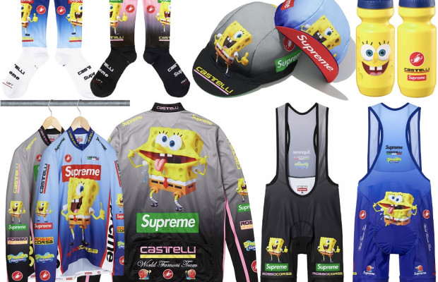 Bob Esponja, Supreme e Castelli trazem a coleção de ciclismo mais louca do ano