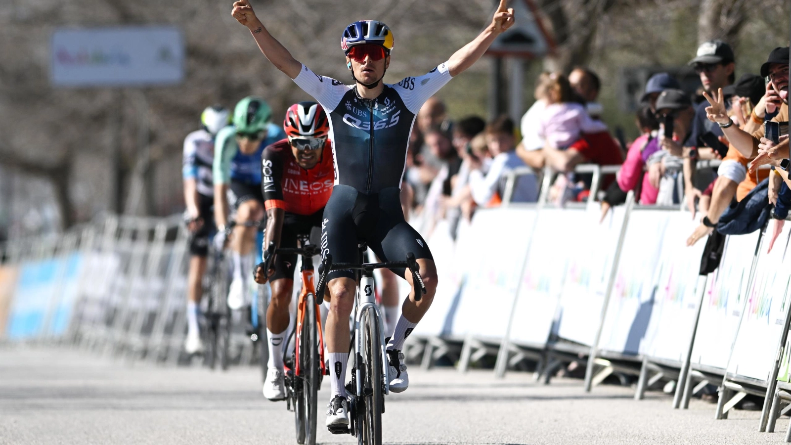 Pidcock is craving for MTB, this is how he celebrated his victory in stage 2 of the Ruta del Sol