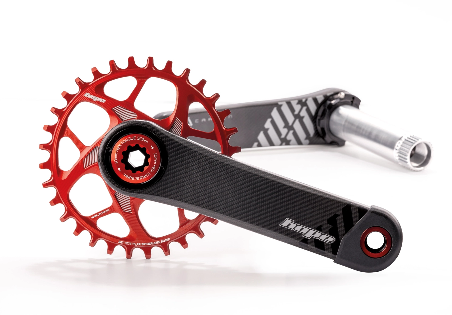 Carbono y espuma para absorber vibraciones e impactos, así son las nueva bielas de Hope para gravel