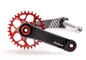 Carbon and foam to absorb vibrations and impacts, that's how the new Hope gravel cranks are