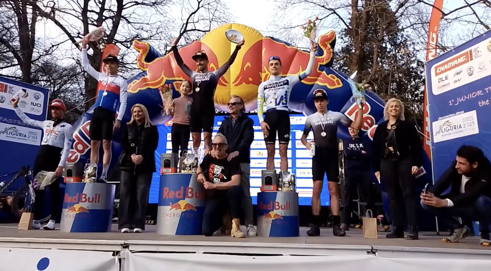 Nino Schurter wins the first race of the year in Albenga and Martina Berta dominates the women's race