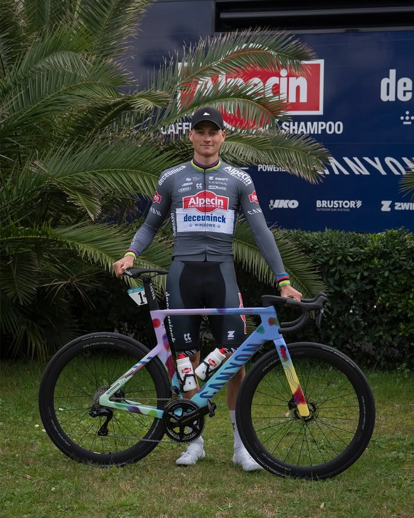 Van der Poel estrena una Canyon Aeroad muy especial