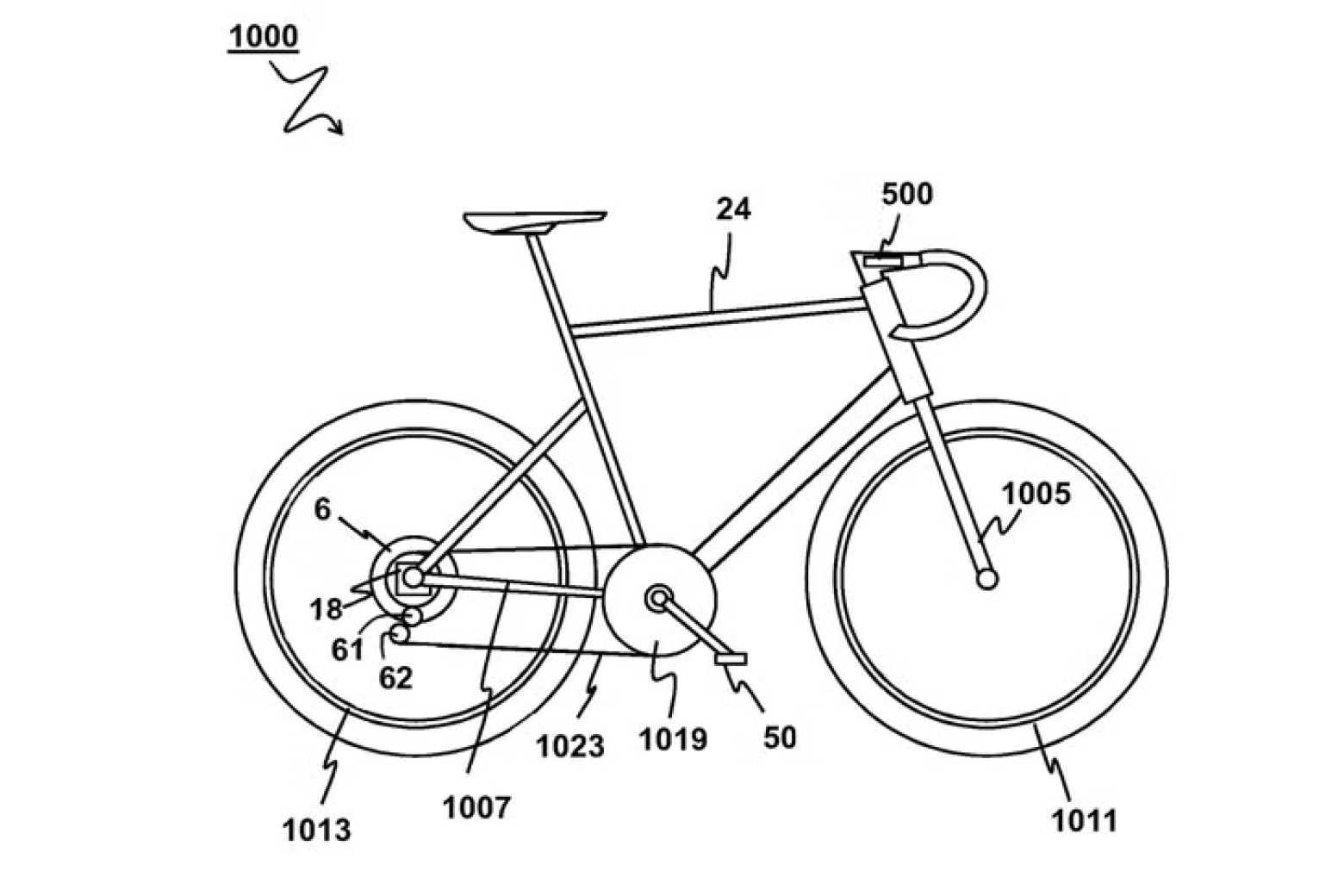Classified patents a derailleur-free cassette transmission