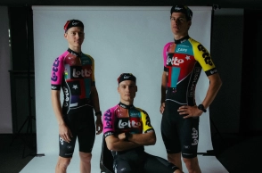 The special edition Orbea bikes with which Lotto commemorates its 40th anniversary in the Tour of Flanders