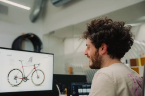 The special edition Orbea bikes with which Lotto commemorates its 40th anniversary in the Tour of Flanders