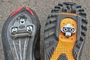 Any road shoe can be used on SPD pedals with this adapter