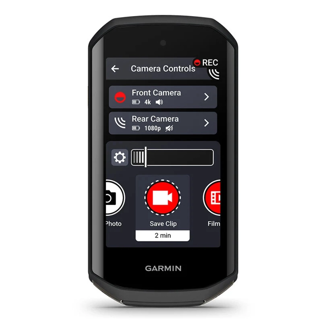 O novo foco Garmin Varia Vue vem com câmera 4K