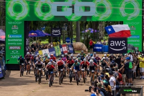 Evie Richards wins the second Short Track of the season in Araxá