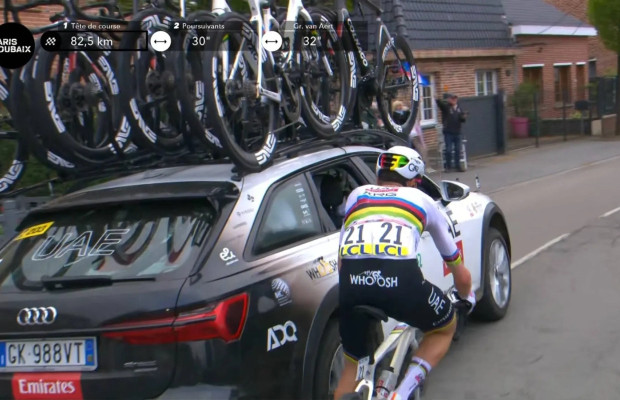What Pogacar took for cramps in Roubaix