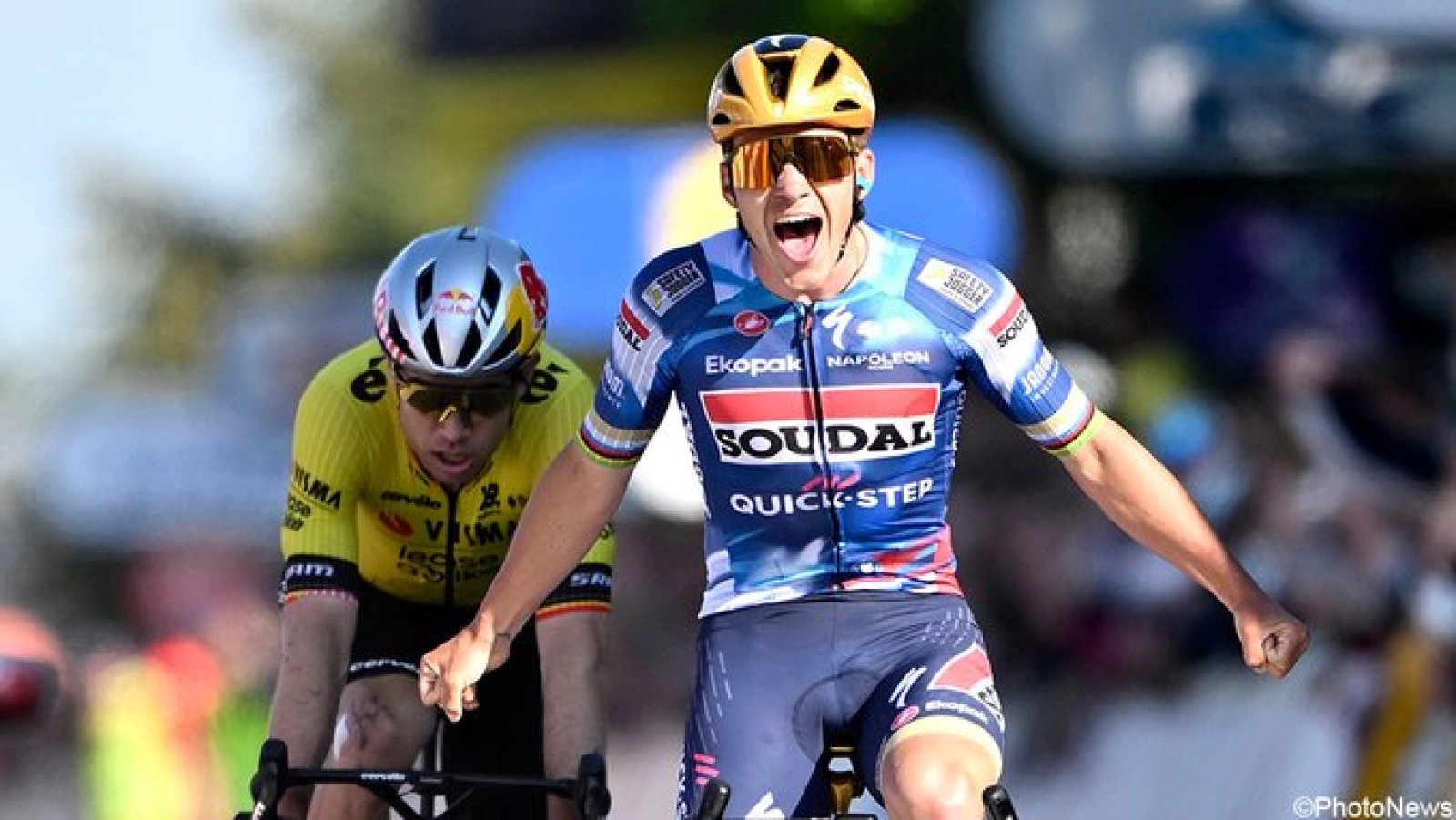 Evenepoel returns with victory in the Brabantse Pijl and worsens Wout Van Aert's crisis