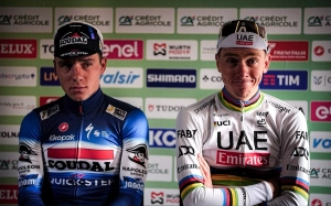 Neither Evenepoel nor Pogacar. Mattias Skjelmose wins the Amstel Gold Race on the same finish line