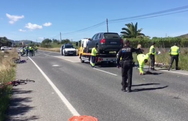 Muere uno de los ciclistas del atropello al pelotón en Mallorca