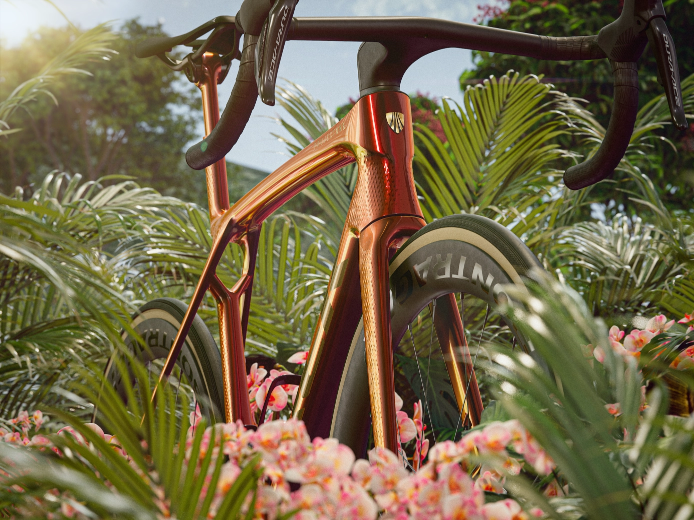 Trek adds "snake scales" to its exclusive Project One ICON Serpentine finish