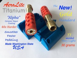 Alpha TT-Ceramic, a pair of pedals weighing only 30g