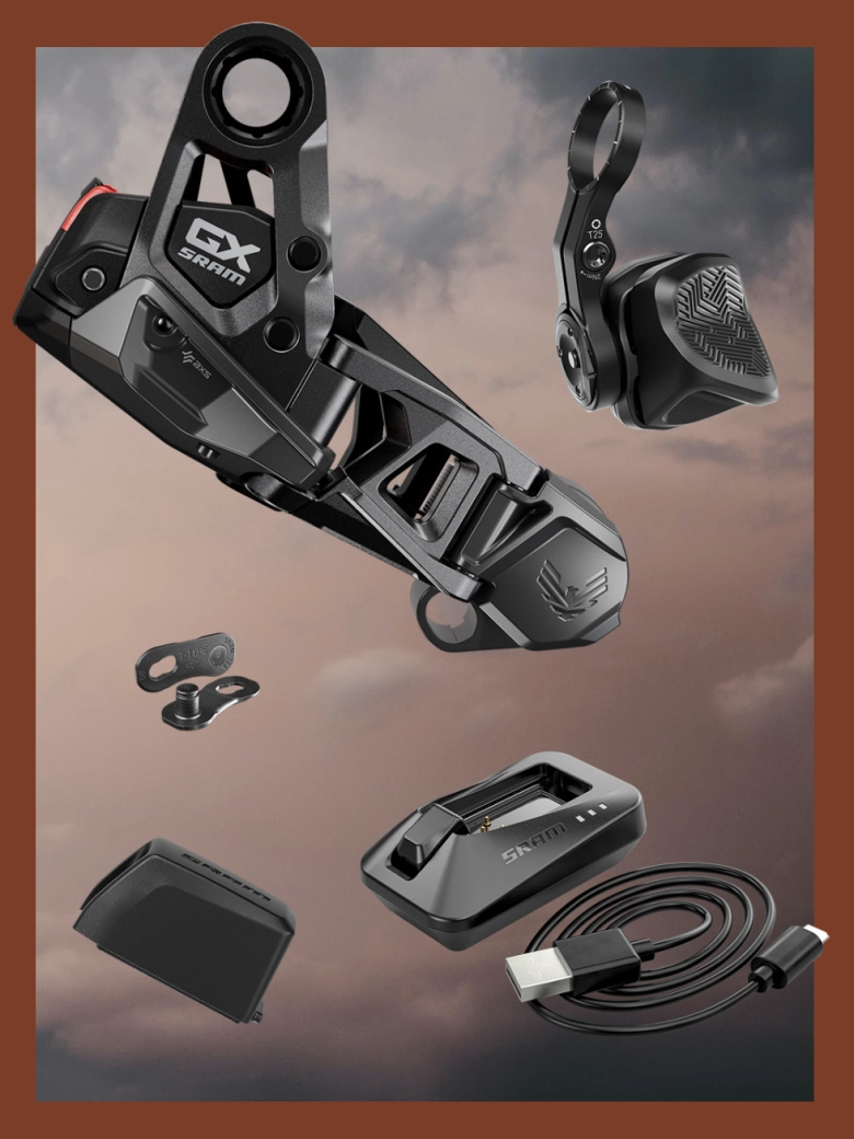 Switch from mechanical (compatible) to electronic shifting with the GX Eagle AXS Transmission Upgrade Kit