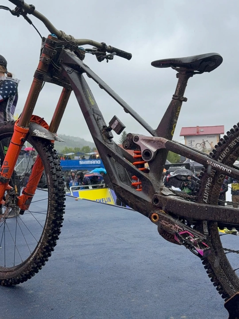 Orbea unveils its first DH bike from the top of the World Cup podium