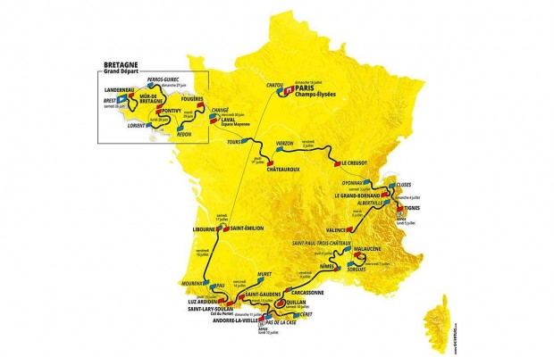 Tour de Francia 2021: recorrido y fechas