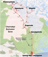 Abren una ruta ciclista por las zonas de exclusión de Chernobyl