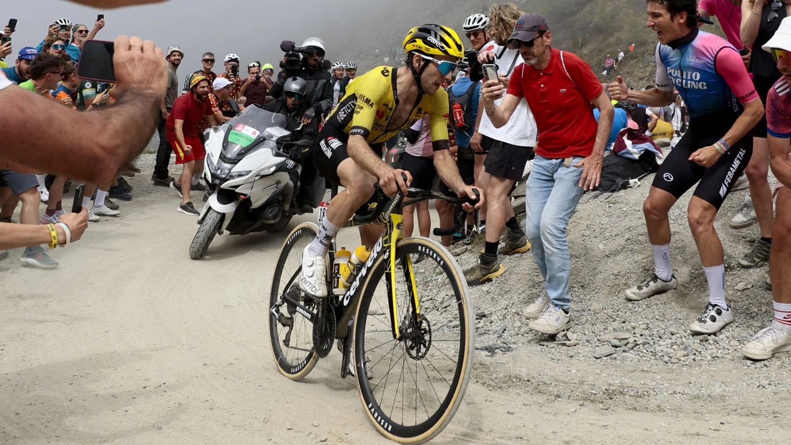 The Cervélo prototype with which Simon Yates has won the Giro