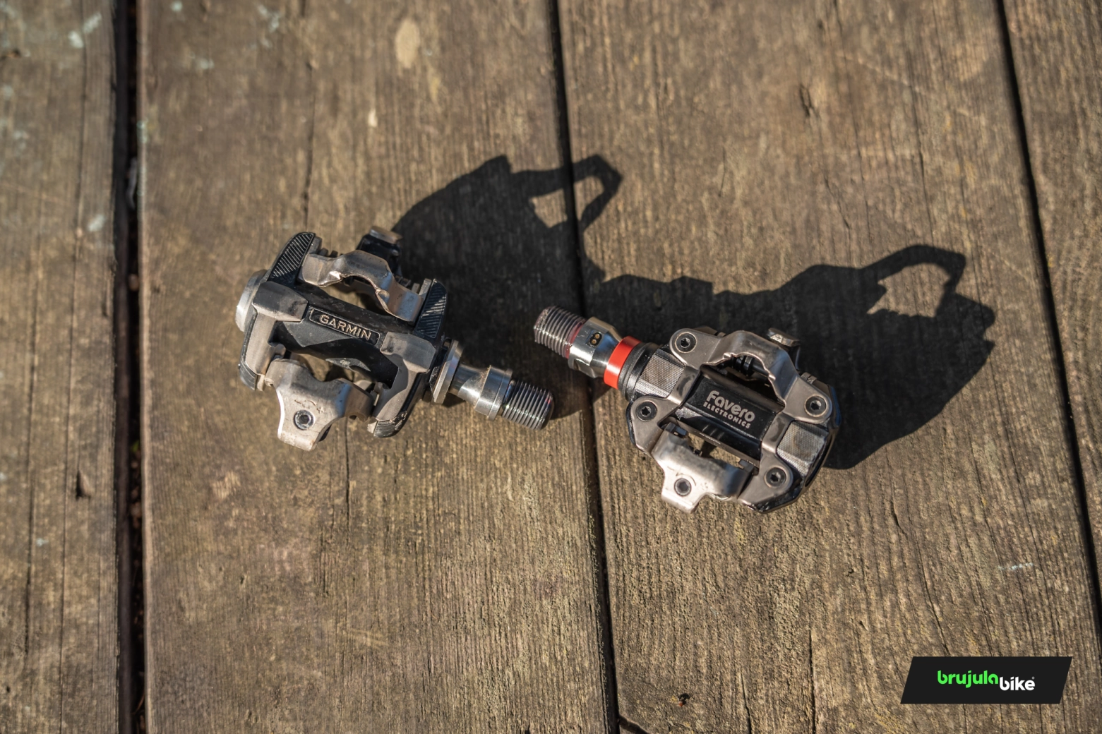 Test and review of pedals with power meter for MTB: Favero Assioma Pro MX-2 vs Garmin Rally XC200