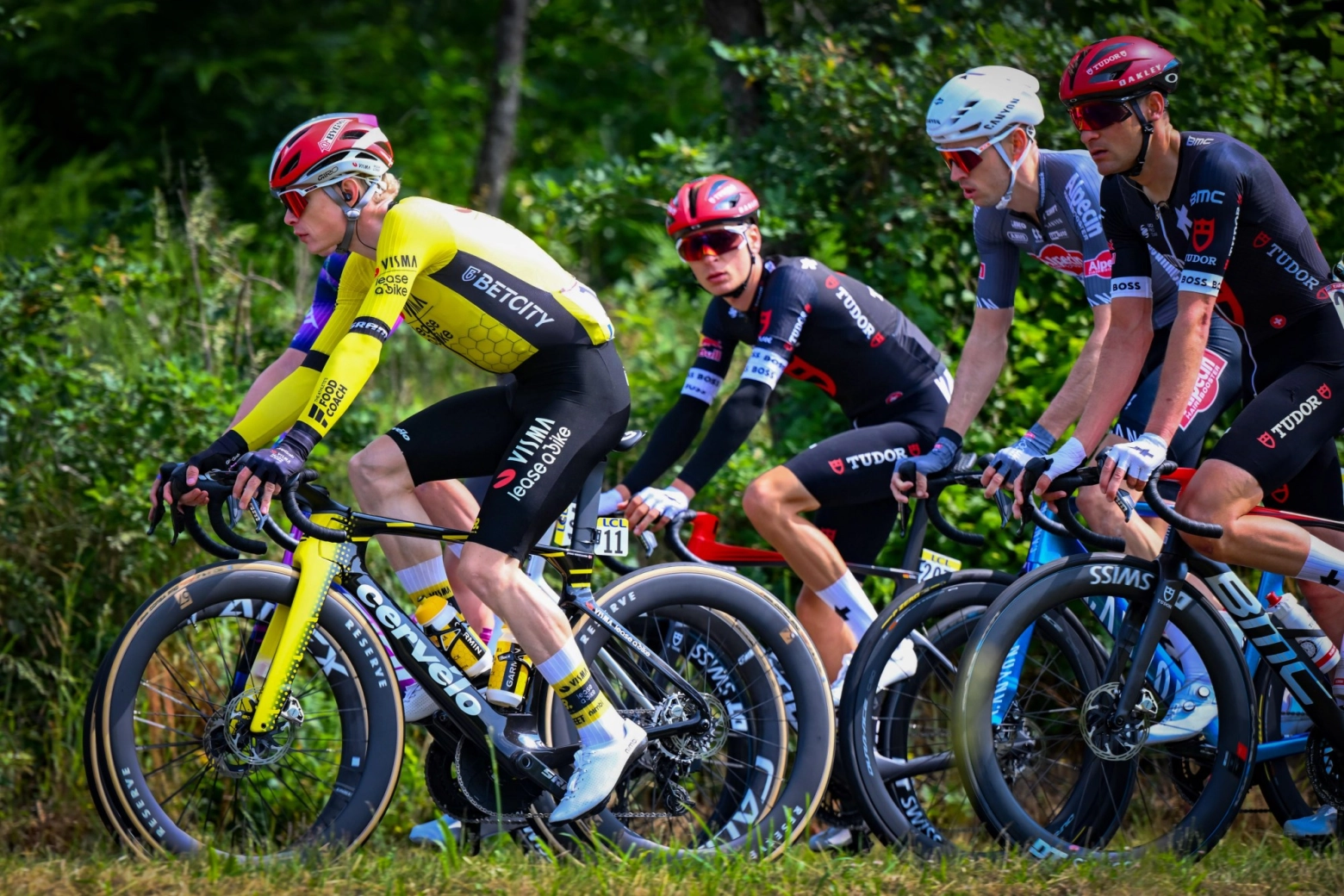Jonas Vingegaard competed with the yet unreleased Cervélo S5 in stage 1 of the Critérium du Dauphiné