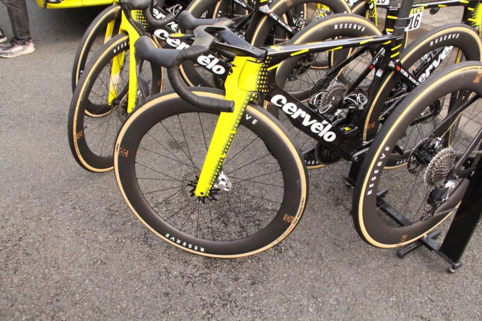 Jonas Vingegaard competed with the yet unreleased Cervélo S5 in stage 1 of the Critérium du Dauphiné