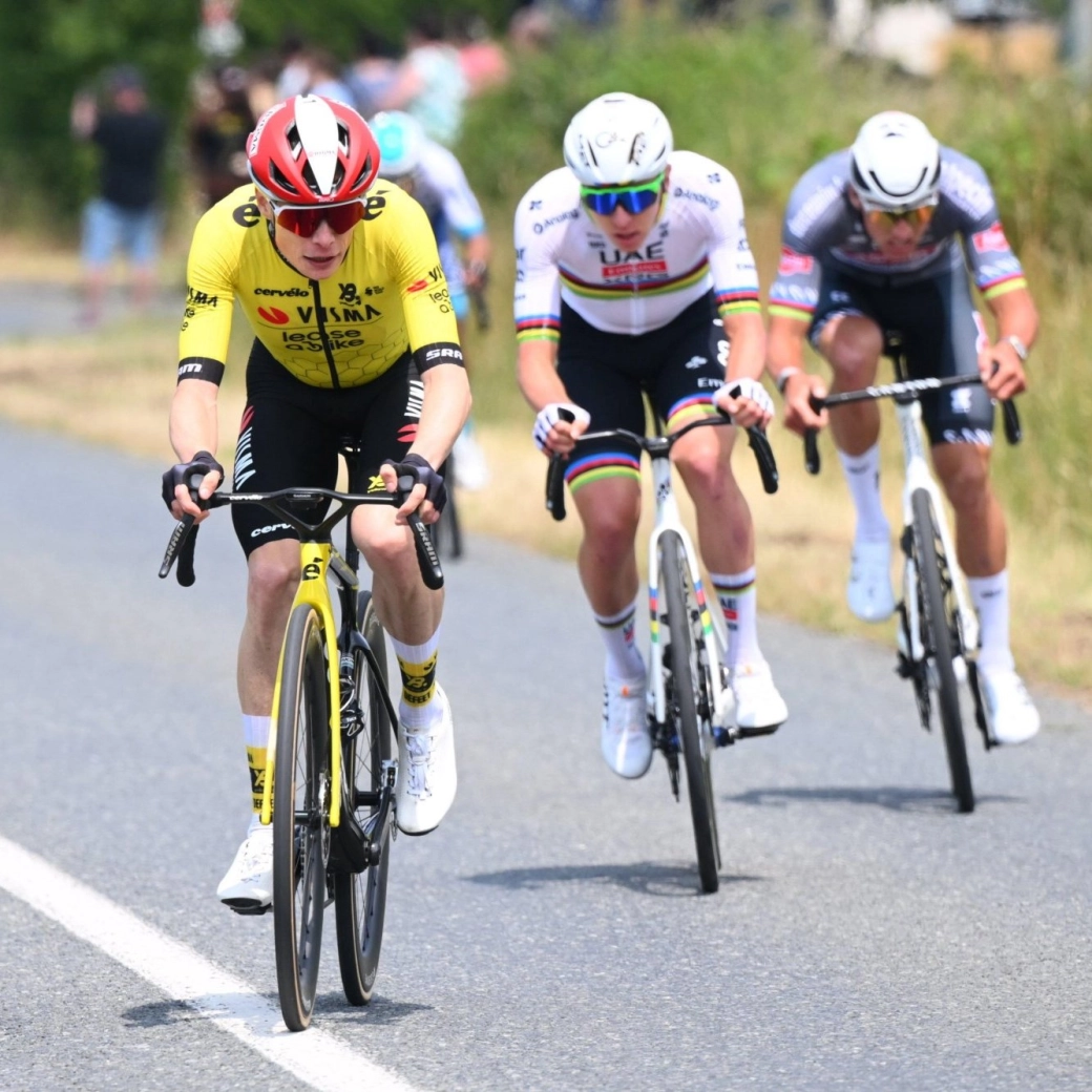 Jonas Vingegaard competed with the yet unreleased Cervélo S5 in stage 1 of the Critérium du Dauphiné