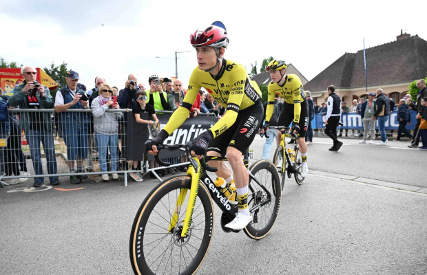 Jonas Vingegaard compitió con la aún inédita Cervélo S5 en la etapa 1 del Critérium du Dauphiné