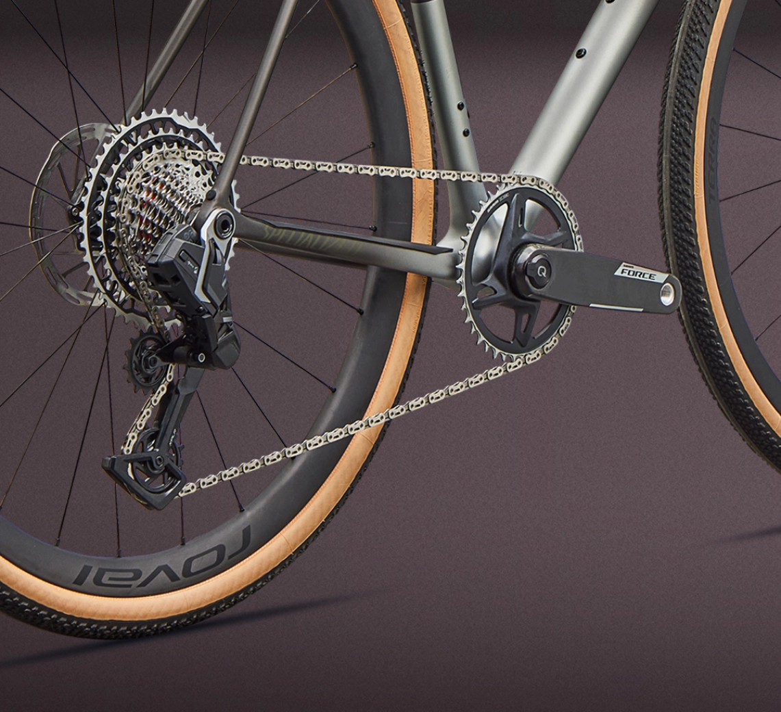 The Specialized Tarmac, Crux, and Roubaix now come equipped with the new SRAM Force AXS and Rival AXS