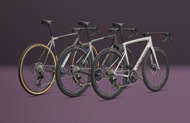As bicicletas Specialized Tarmac, Crux e Roubaix já estão equipadas com os novos SRAM Force AXS e Rival AXS