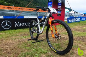 La Canyon Lux CF de Mathieu Van Der Poel al detalle