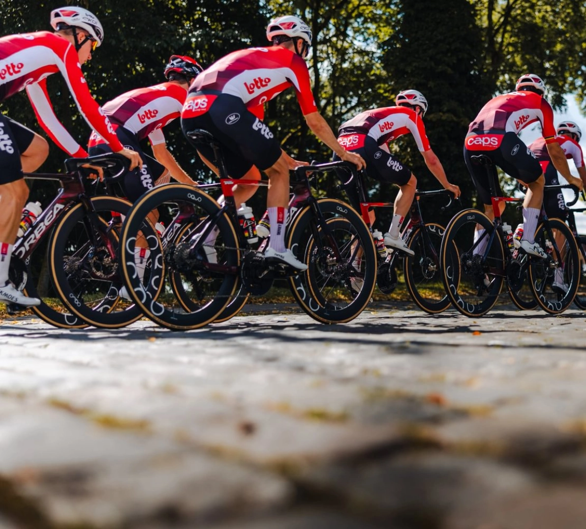 The new OQUO LTD arrive at the Tour de France