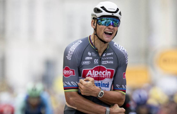 Van der Poel, vitória e liderança no Tour de France 2025