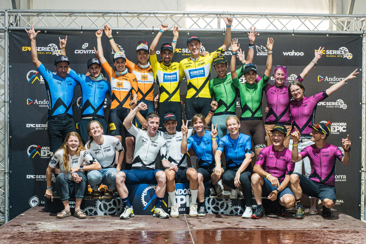 Klimatiza Orbea and Buff Megamo conquer the Andorra Epic Pyrenees 2025