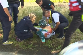 Tim Merlier wins a crash-filled 3rd stage of the Tour de France that saw Jasper Philipsen forced to retire