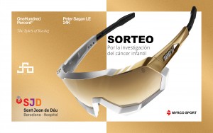 Sorteo de estas 100% 24K Peter Sagan Speedtrap en favor de la investigación del cáncer infantil