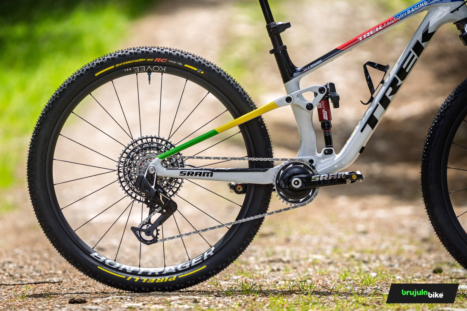 The unprecedented Trek Top Fuel that Evie Richards is competing with in detail