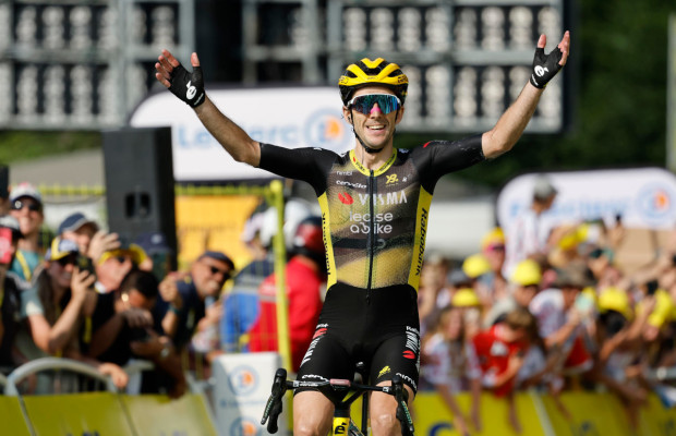 Pogacar and Vingegaard draw, Simon Yates wins the stage from the breakaway, and Healy is the new leader